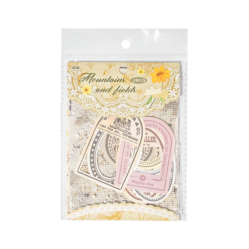 Vintage Material Paper Pack - ViktaShop