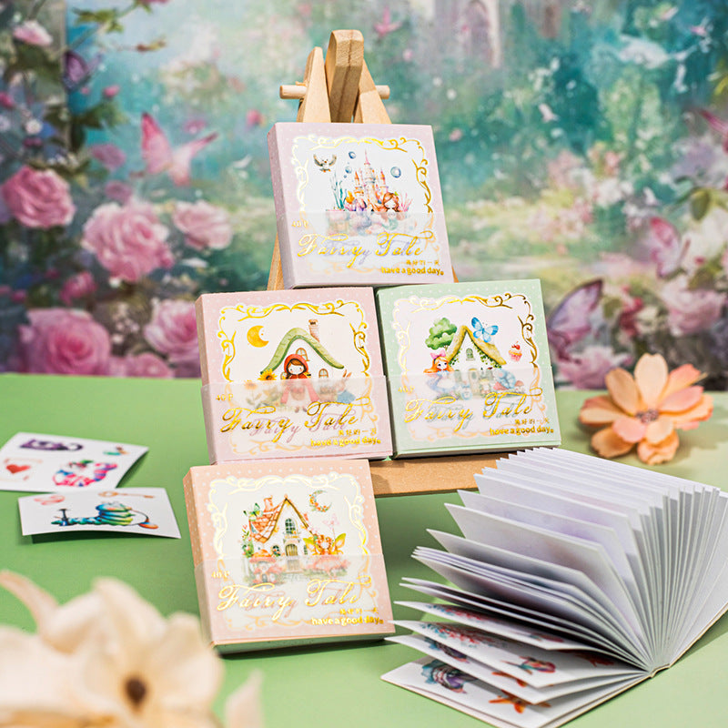 Starlight Fairy Tale Series Mini Sticker Book, 4 Options - ViktaShop