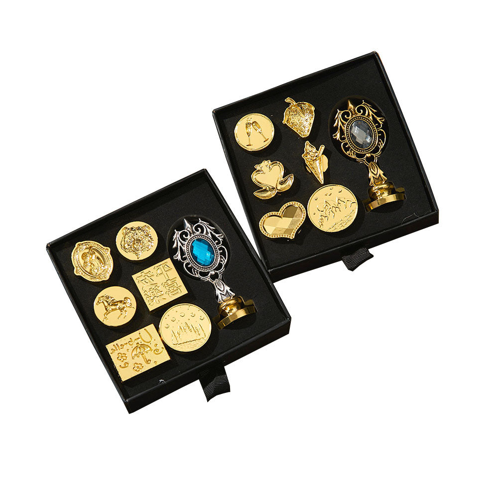 Firecracker Seal Set – Retro Style DIY Gift & Logo Stamp - ViktaShop