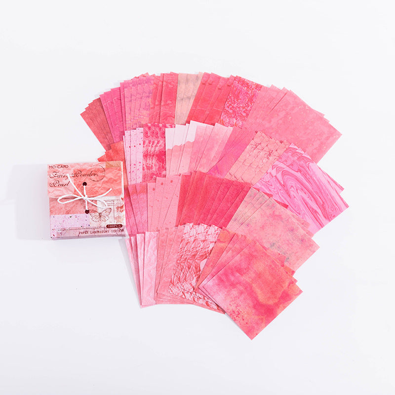 Paper Notes, Retro Hand Account DIY Material, 100 Sheets - ViktaShop