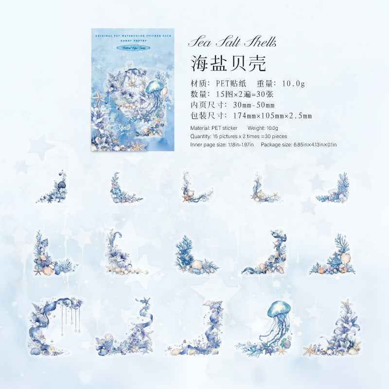 Beautiful PET Corner Style Stickers for Scrapbooking