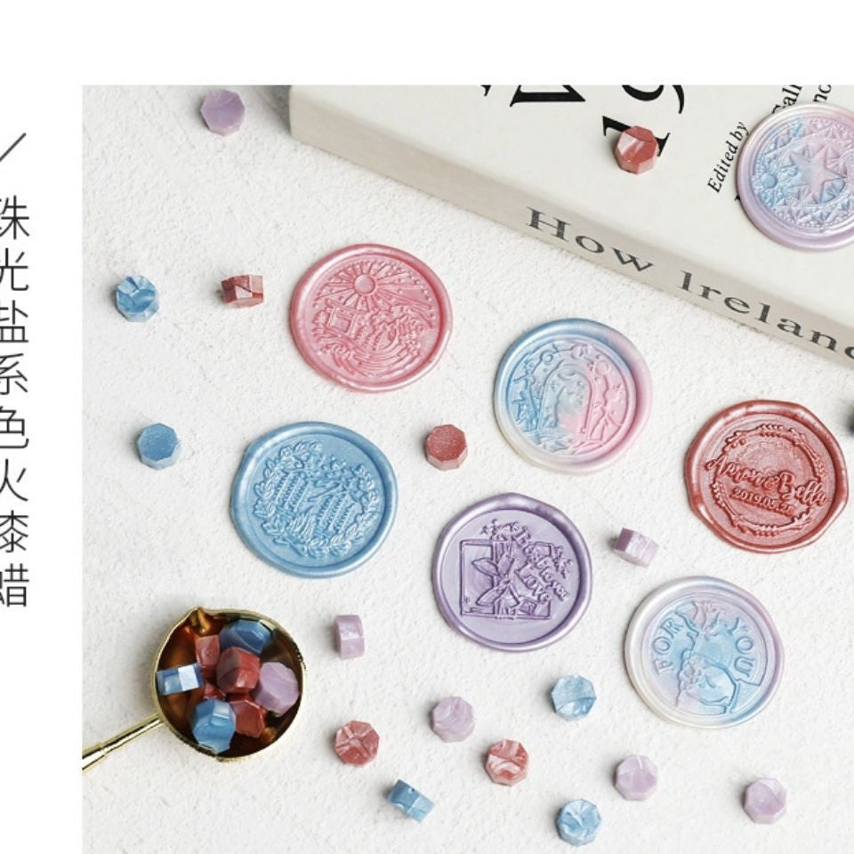 Pearl Color Fire Paint Seal Wax Grain – Mixed Colors for Envelope Sealing - ViktaShop