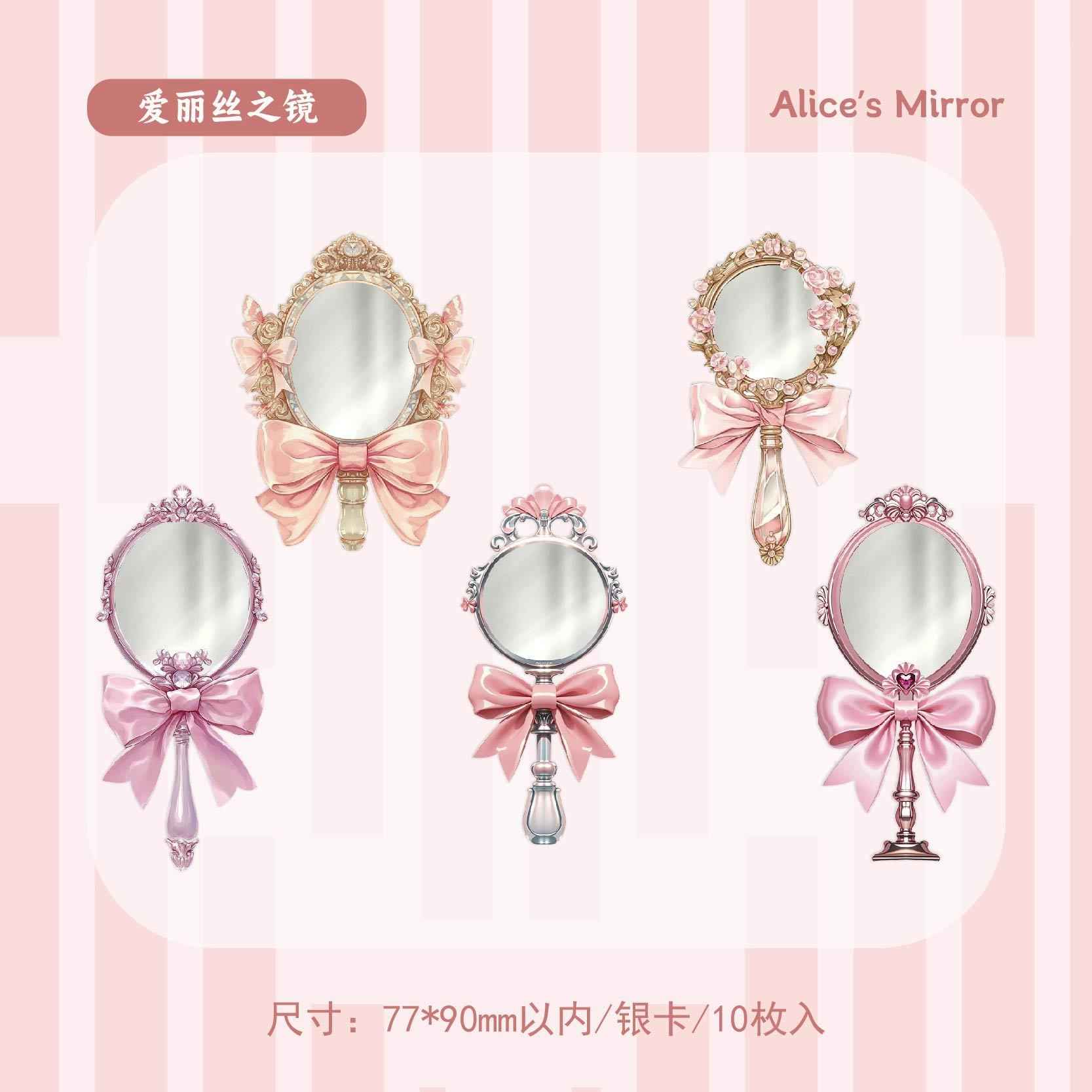 Glazed Mirror Series Notes - Alice's Mirror & More - 6 pcs