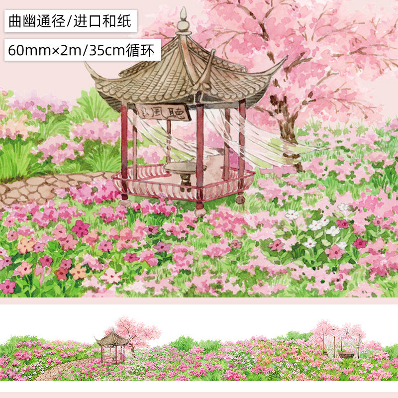 Antique Landscape Building Tape - Special Oil & Paper - 2m - ViktaShop