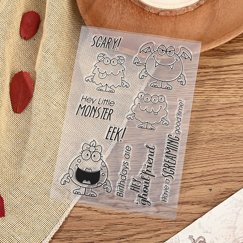 Transparent Silicone Seal – Stamp Set for Journals & DIY, 7 Options - ViktaShop