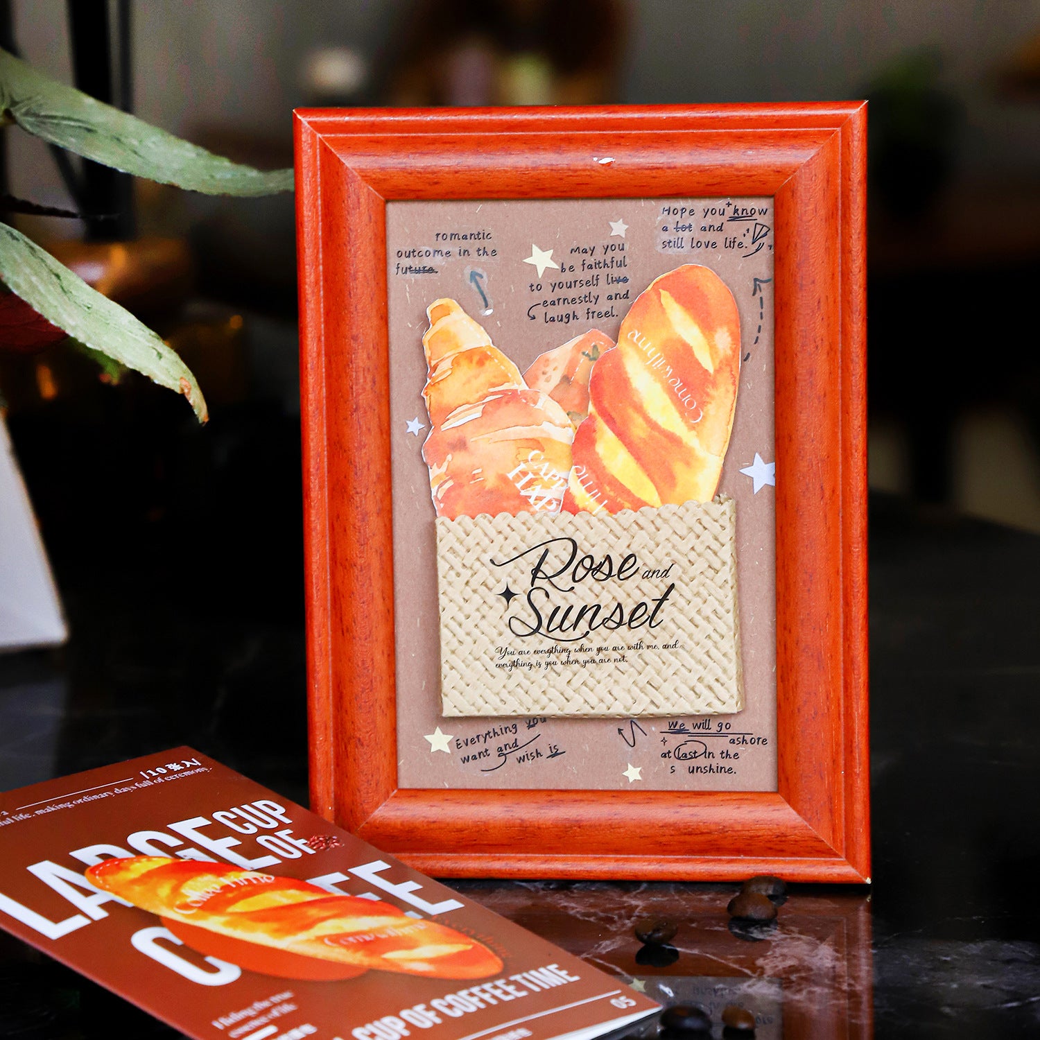 Full Cup Coffee Large Size PET Sticker - ViktaShop