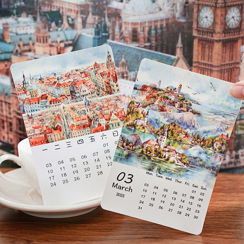 Scenery Series, City Travel Landscaping Washi Tape, 2m - ViktaShop