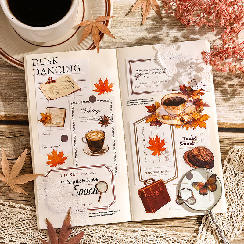 Time Notes Series PET Sticker Pack, 12 Options - ViktaShop