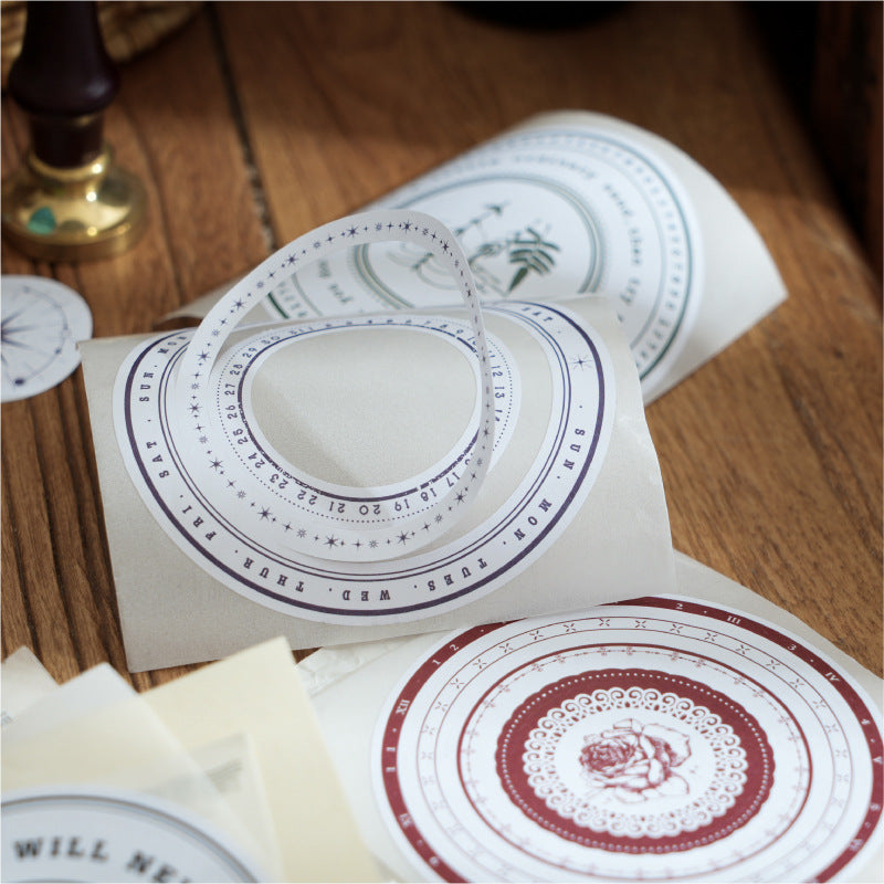 Retro Combination PET Tape for Hand Account Decoration, 2m - ViktaShop