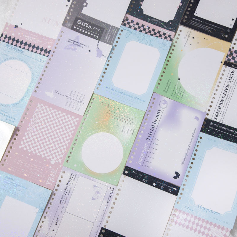 Daily Pay Star Road Series Material Paper, 6 Options - ViktaShop