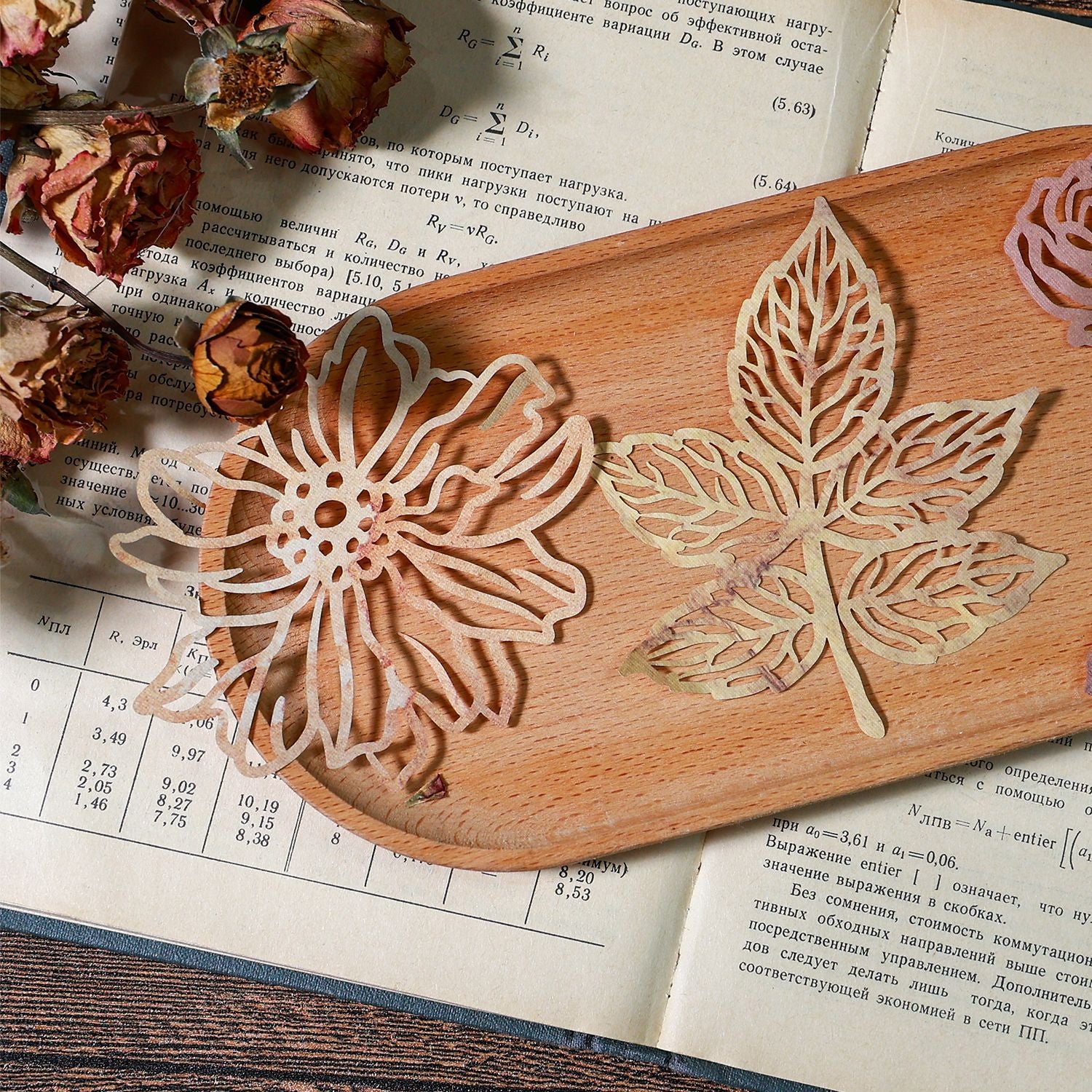 Country Poetry Material Paper - Retro Lace Series, 10 Pcs - ViktaShop