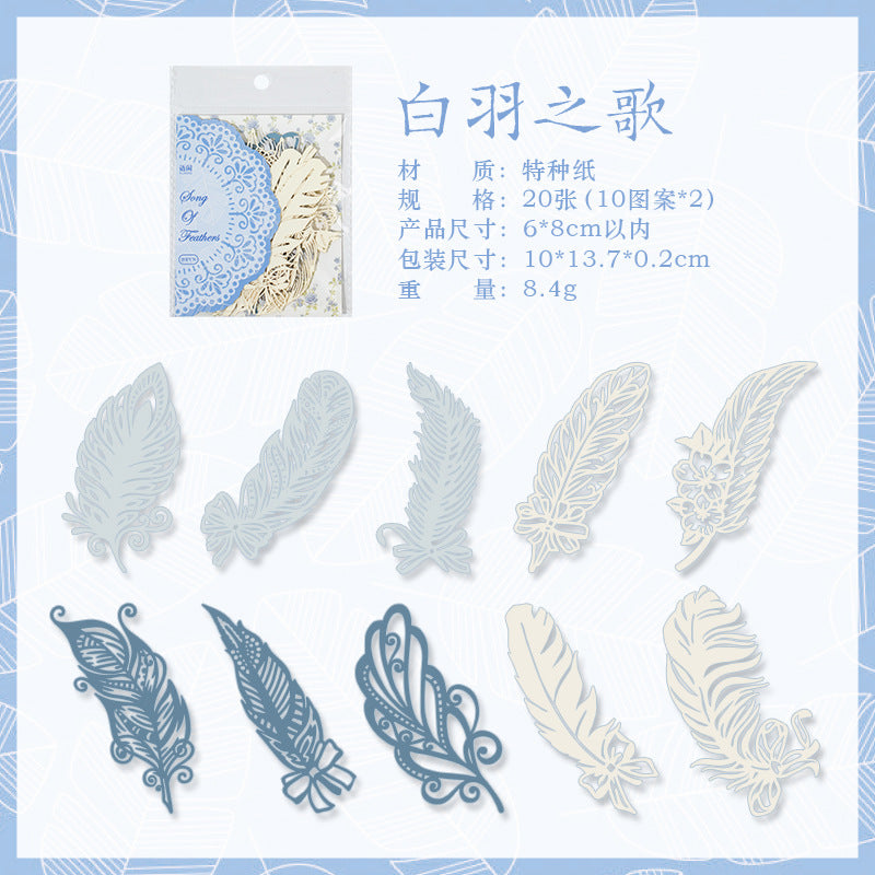 Light Retro Hollow Material Bag, Dream Prosperous Series, 4 Options - ViktaShop