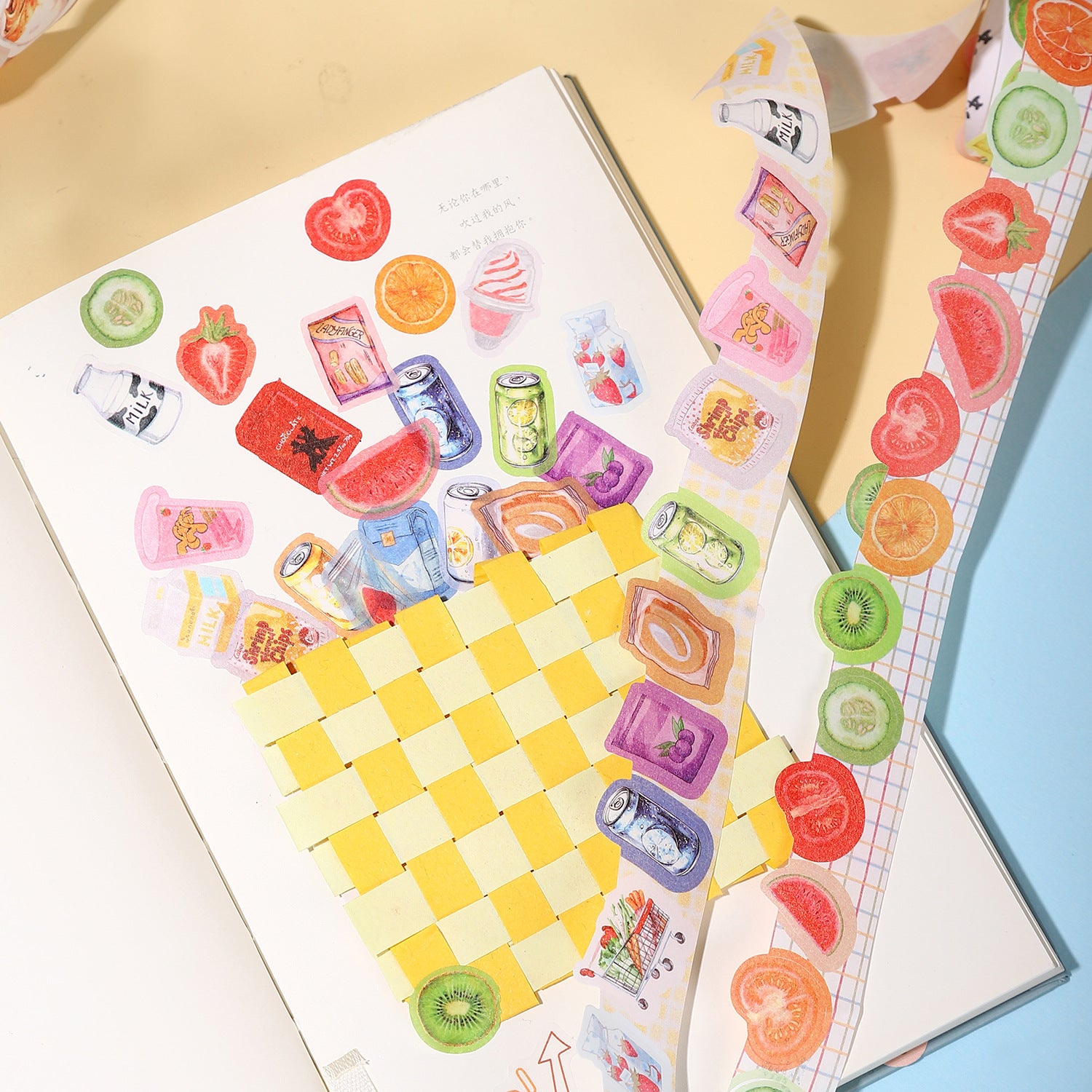 Die-cut Tape - Life Little Beauty Series, Coffee Time - 2m - ViktaShop