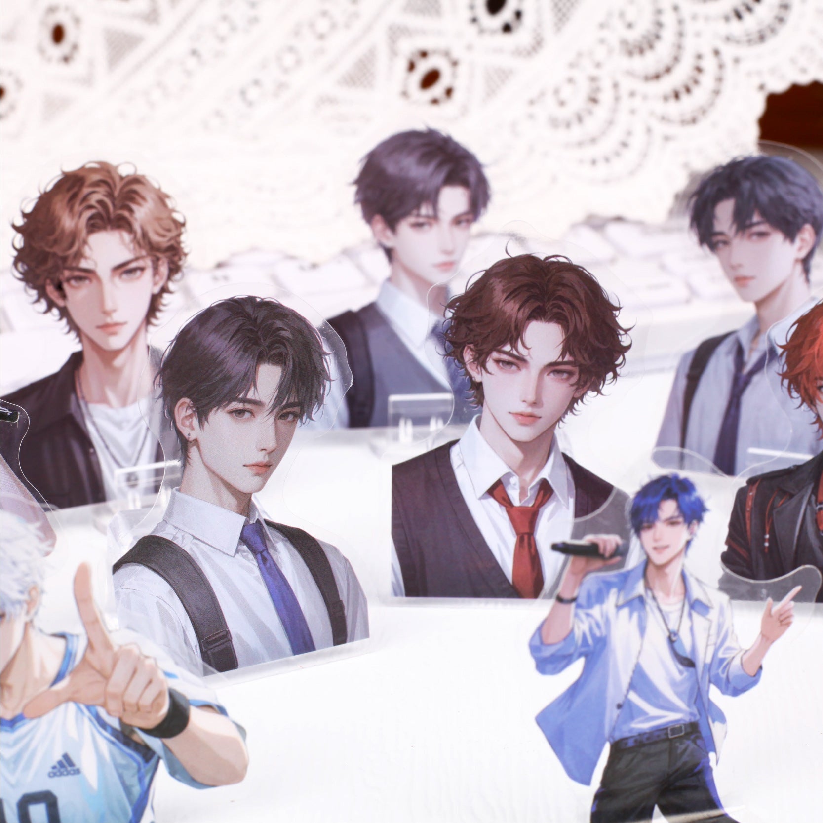 Young and Young PET Stickers - Characters Series, 20 Pcs - ViktaShop