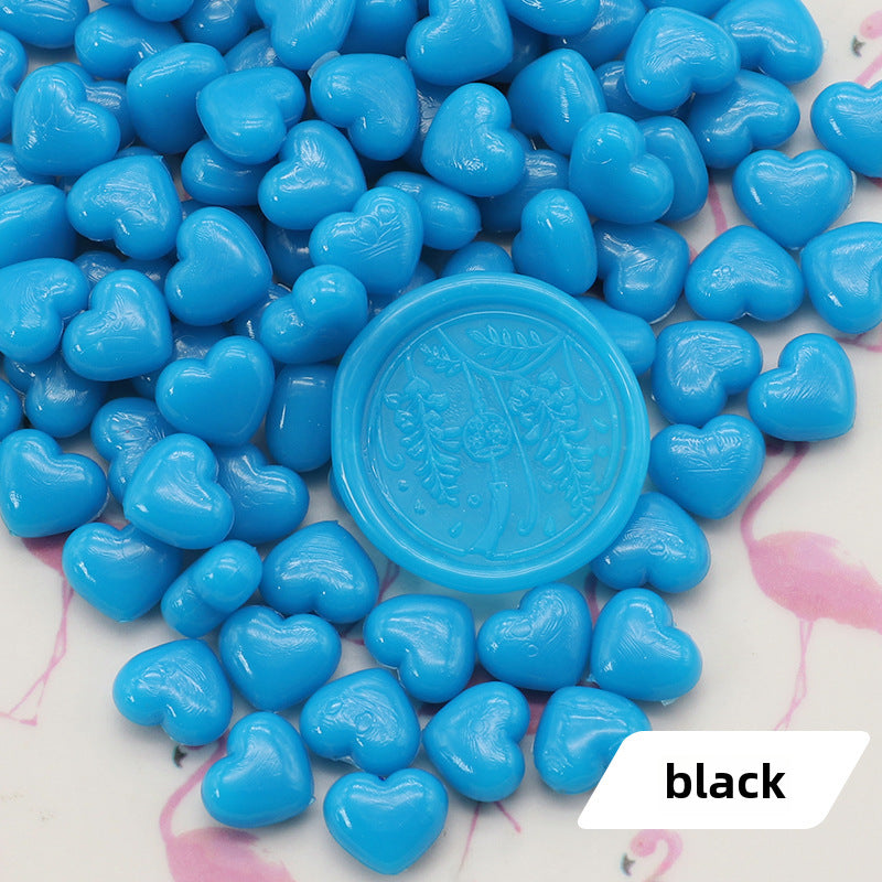 Colorful Heart-Shaped Fire Paint Wax Grain - ViktaShop