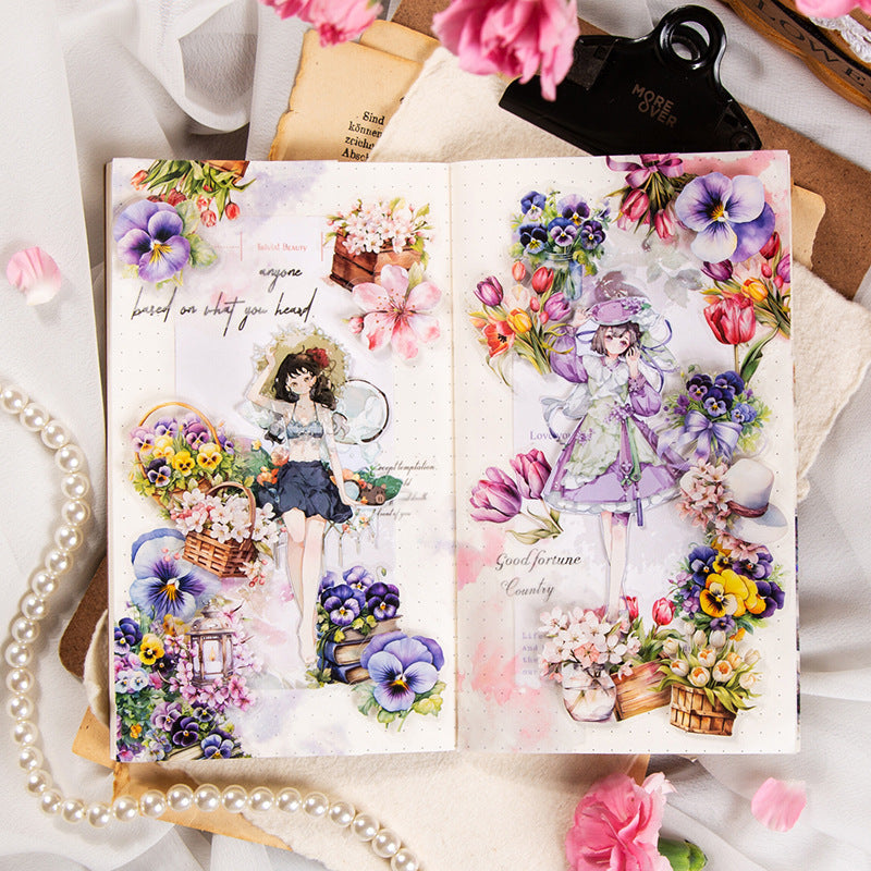 PET Sticker Package – Garden Tour Series, 6 Options - ViktaShop