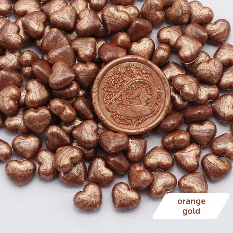 Colorful Heart-Shaped Fire Paint Wax Grain - ViktaShop