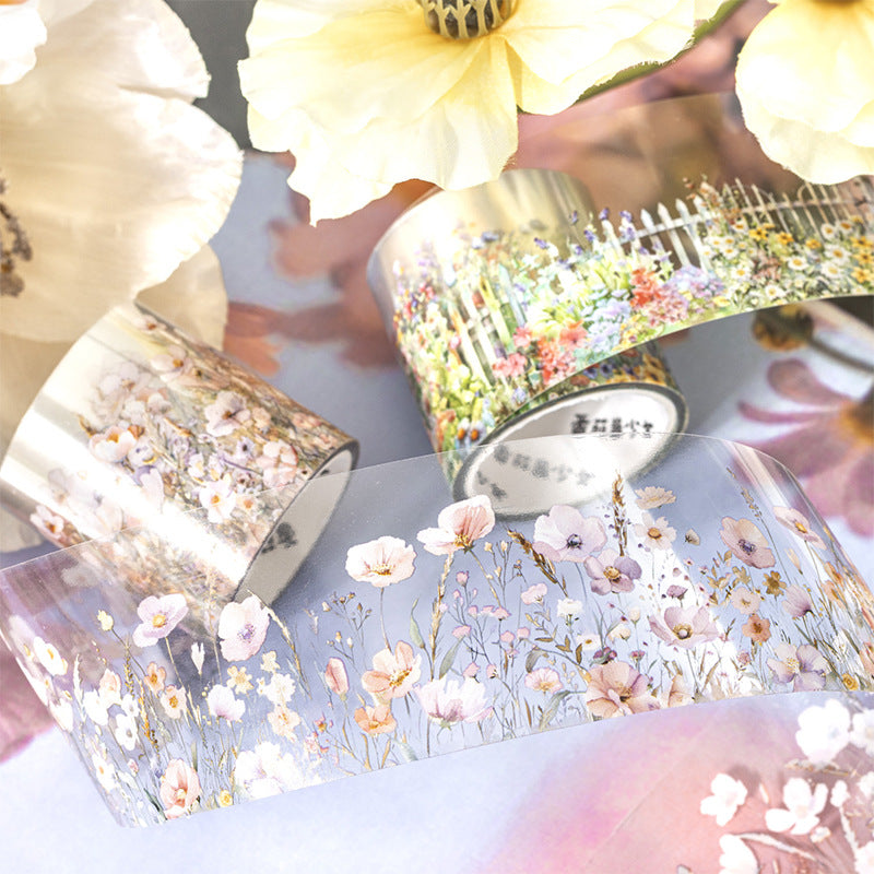 Forest Garden Washi Tape Set - Scrapbooking & DIY Decorative Collage Stickers - ViktaShop