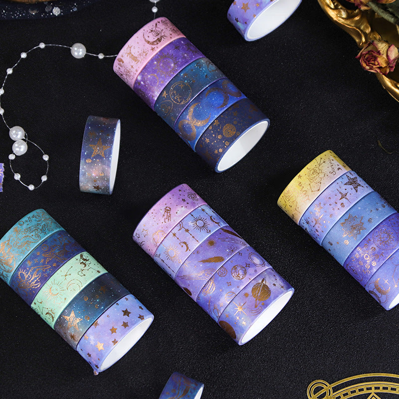 Star Fantasy Bronzing & Paper Tape Gift Box, 2m - ViktaShop