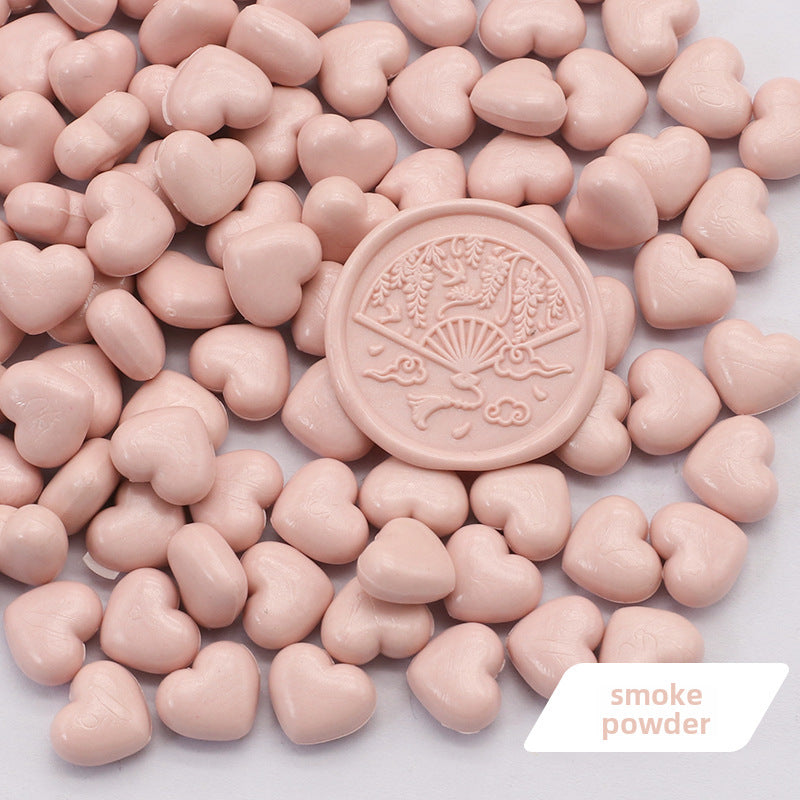 Colorful Heart-Shaped Fire Paint Wax Grain - ViktaShop