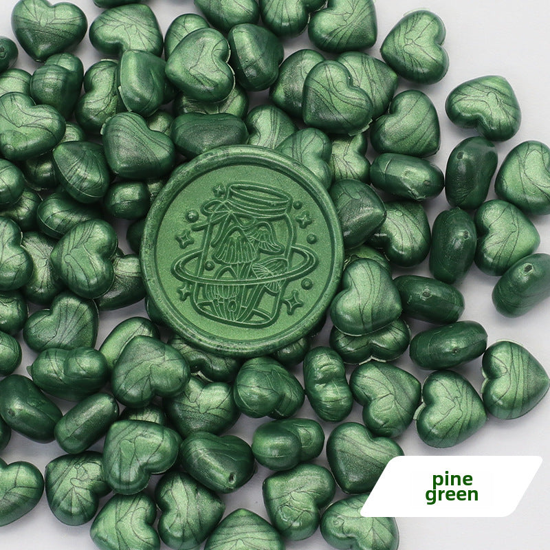 Colorful Heart-Shaped Fire Paint Wax Grain - ViktaShop