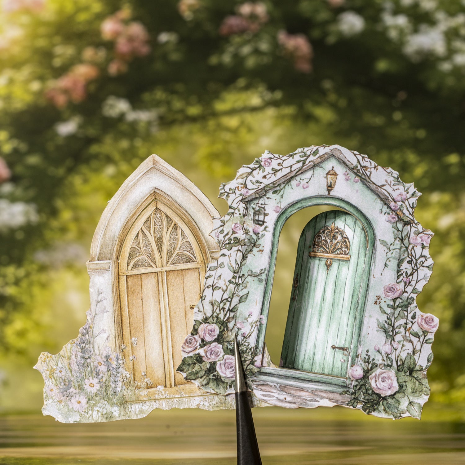 Sticker Pack - Any Door Series, Landscaping, Hard Card, 10 Pcs - ViktaShop