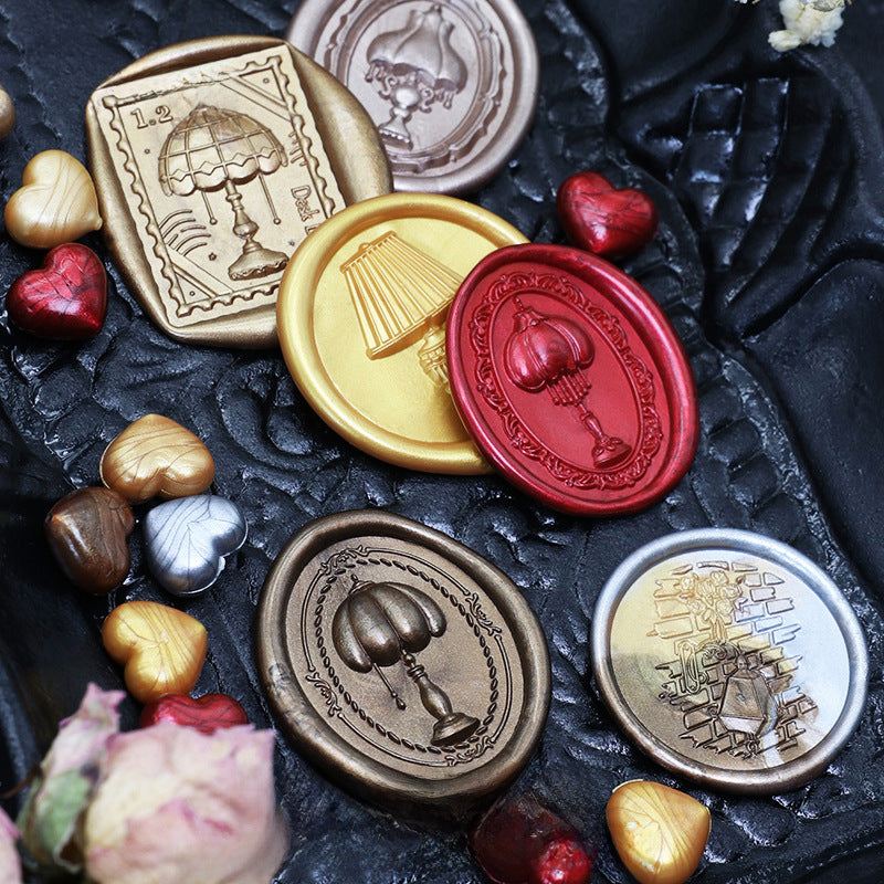 Colorful Heart-Shaped Fire Paint Wax Grain - ViktaShop