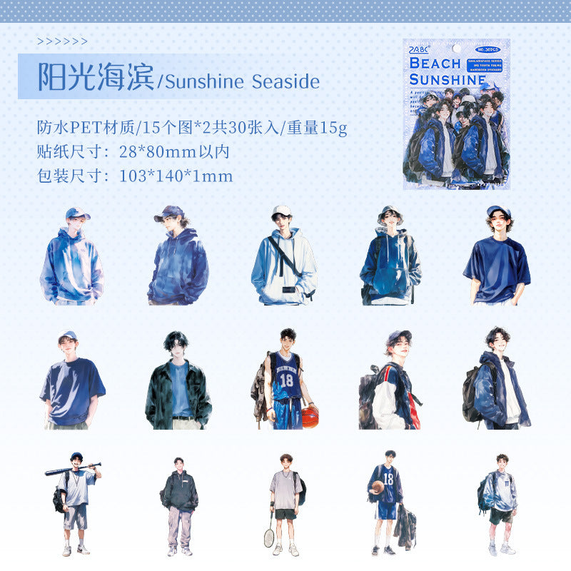 PET Stickers – Transparent Character Sticker Pack - ViktaShop