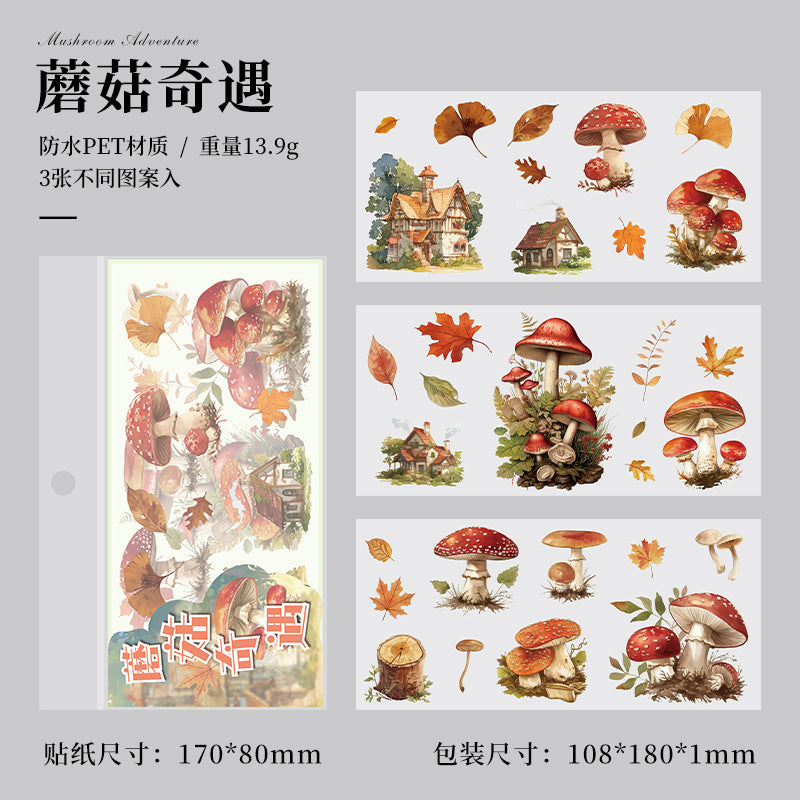 Retro Sticker Pack – Time & Years Series, 12 Options - ViktaShop