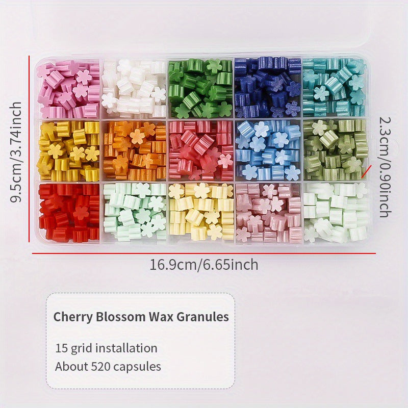 Cherry Blossom Wax Grains – Multicolor Boxed Set - ViktaShop