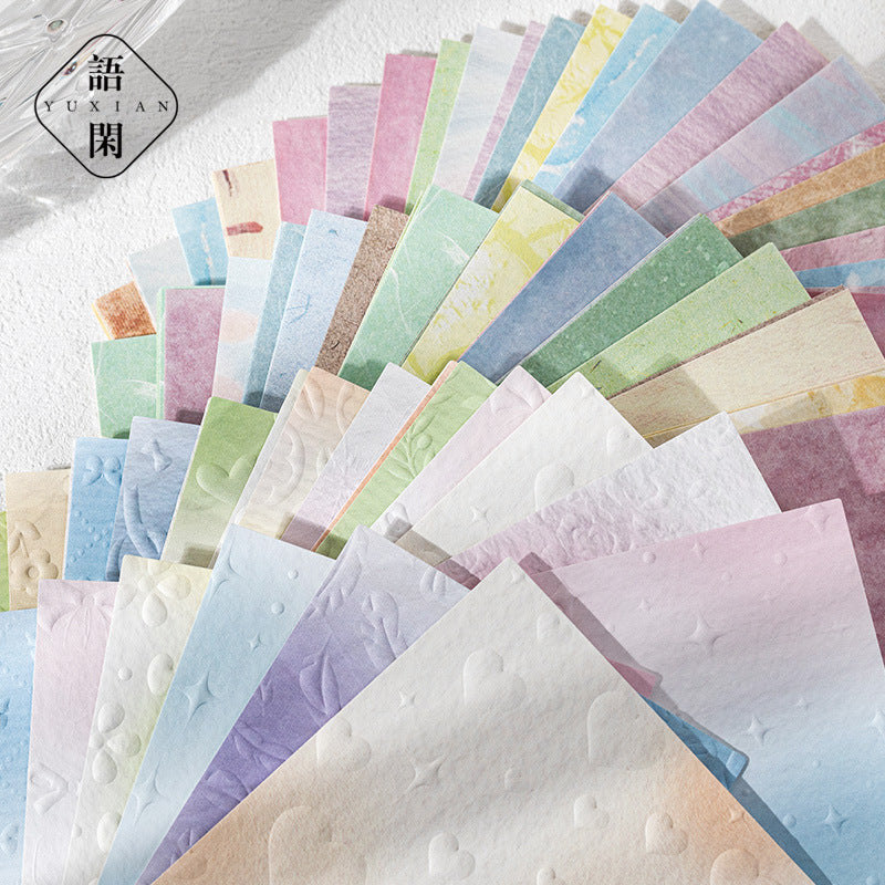 Retro Relief Background Paper – Snowflake Net Pattern, 23 Sheets - ViktaShop