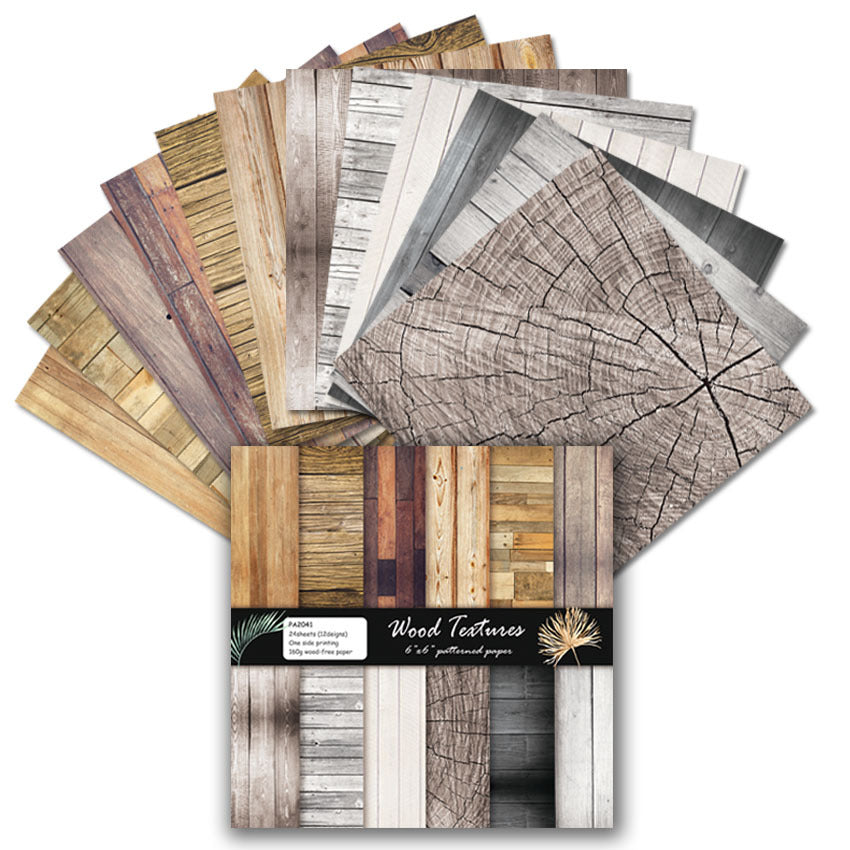 Wood Grain Effect Paper – DIY Photo Album & Junk Journal Background - ViktaShop