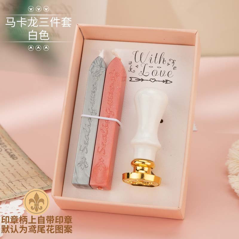 Cherry Blossom Fire Paint Seal Set – Complete Wax Seal Kit for Invitations & DIY - ViktaShop