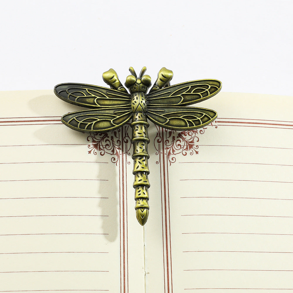 Vintage Metal Butterfly Bookmark – Bronze Page Clip - ViktaShop