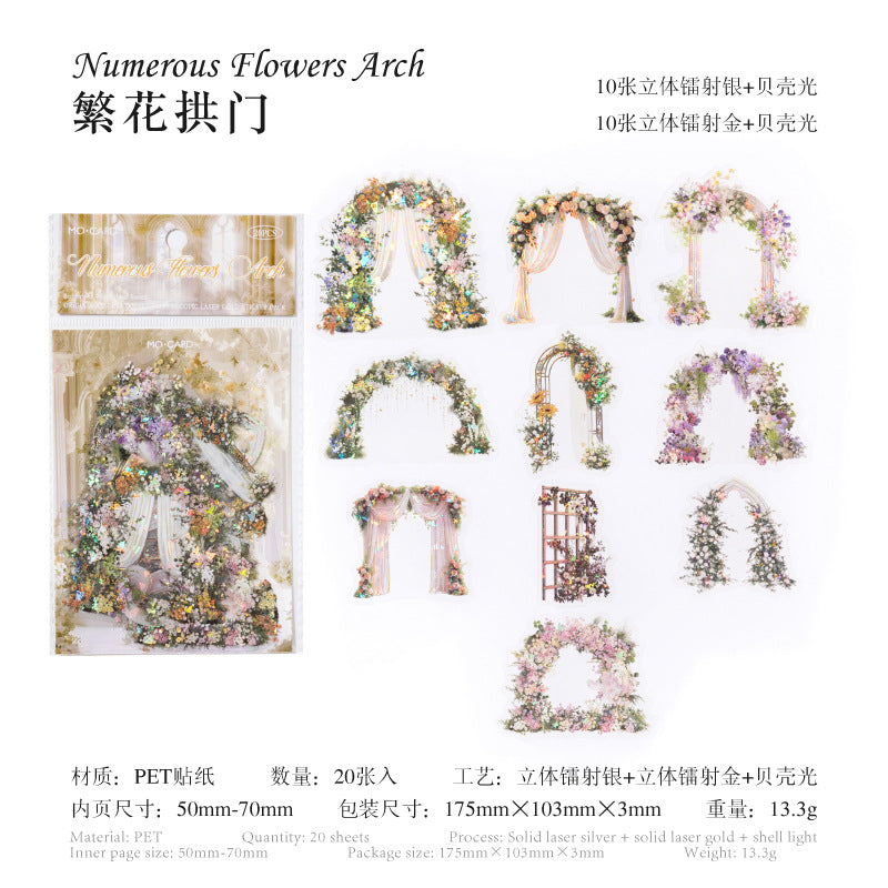 Ice Crystal PET Sticker Bag Unbounded Fairyland Series - ViktaShop