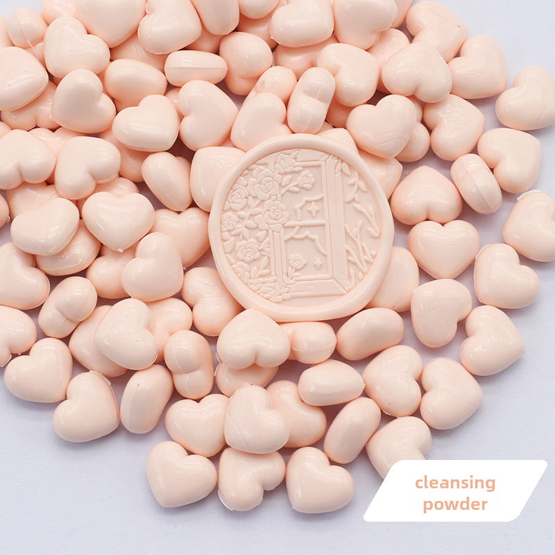 Colorful Heart-Shaped Fire Paint Wax Grain - ViktaShop