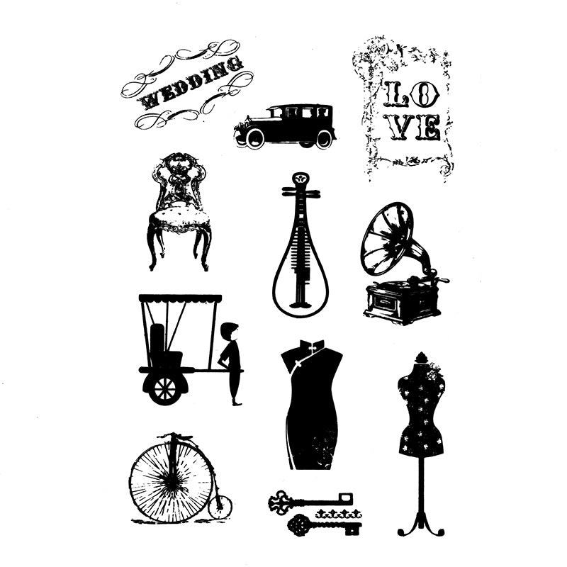 Transparent Silicone Creative Stamp – PVC DIY Seal for Journals & Crafts - ViktaShop