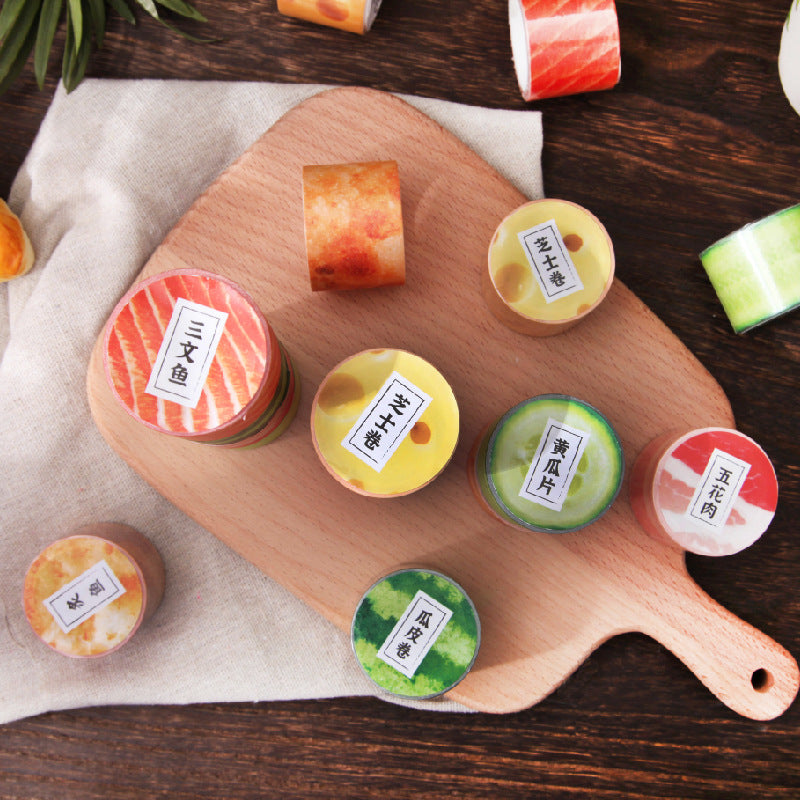 Paper Ink and Paper Tape Fresh Food Roll Series - ViktaShop