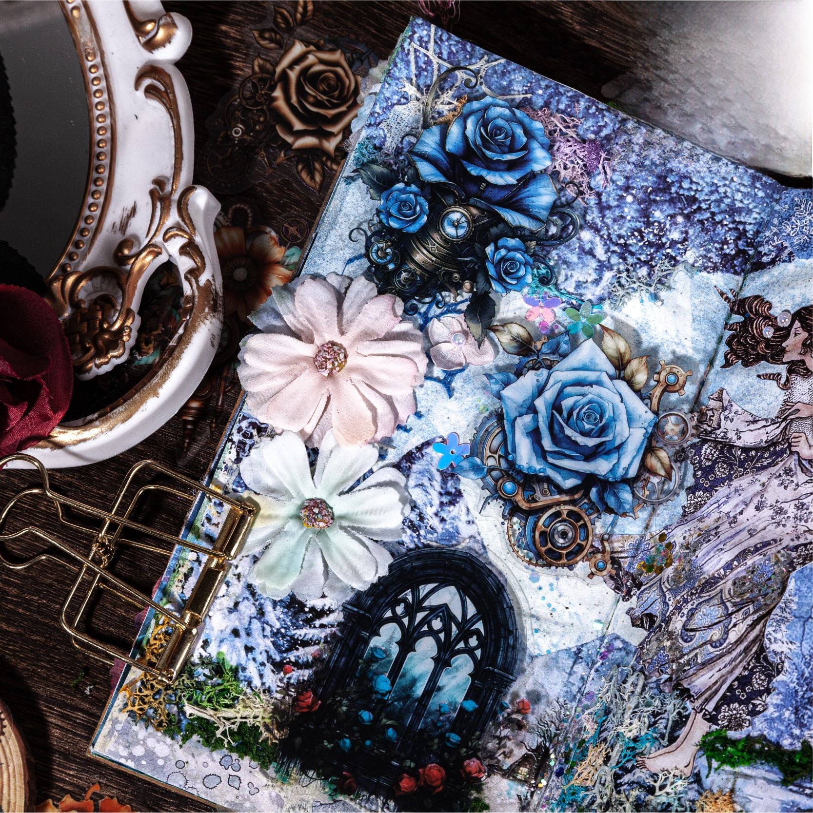 Creative PET Stickers Series, Evil Flowers Decorative Material for DIY - ViktaShop