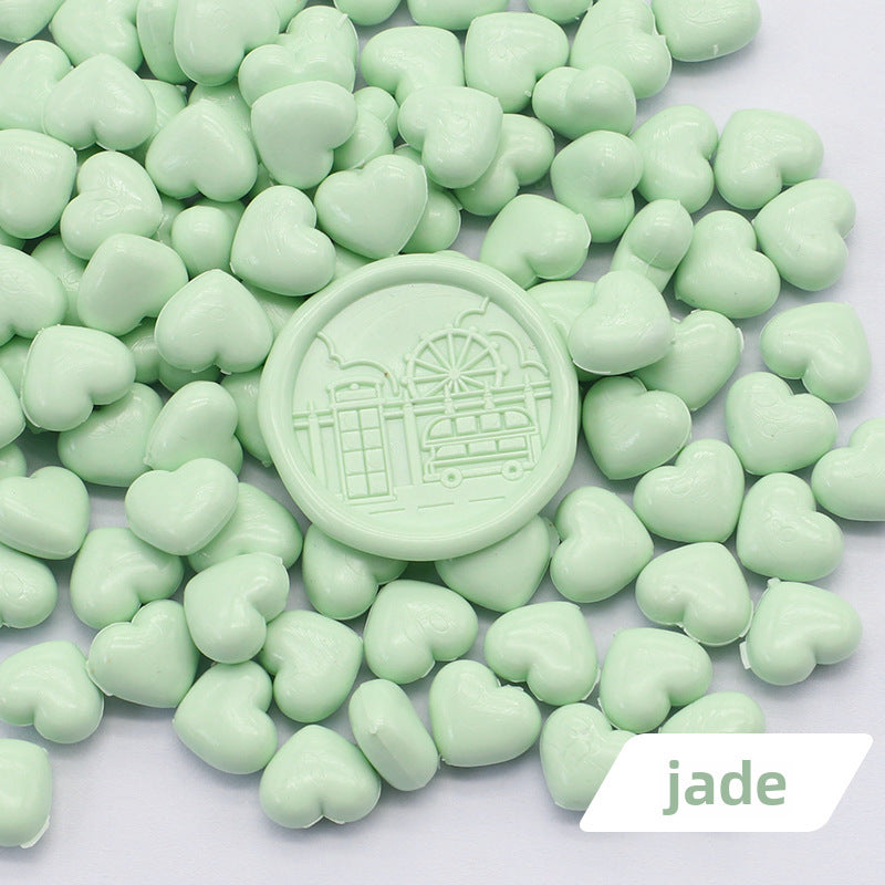 Colorful Heart-Shaped Fire Paint Wax Grain - ViktaShop