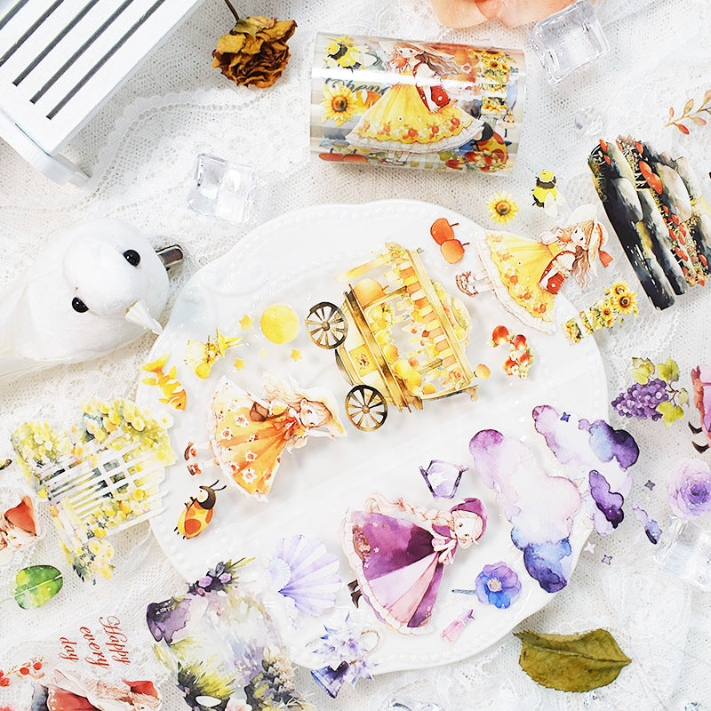 Dream Magic Cottage PET Tape – Castle & Landscape Collage - 2m - ViktaShop