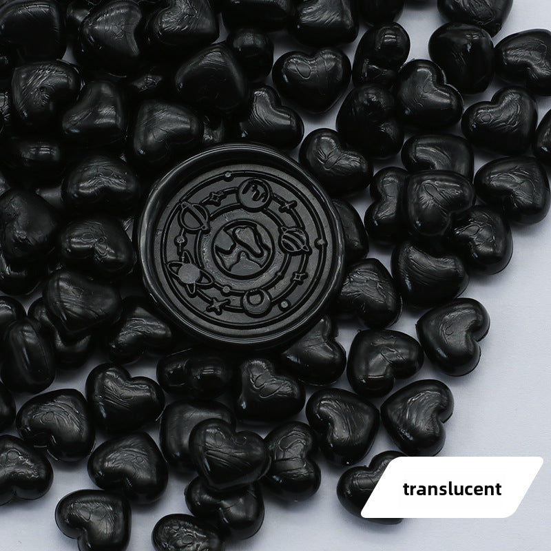 Colorful Heart-Shaped Fire Paint Wax Grain - ViktaShop