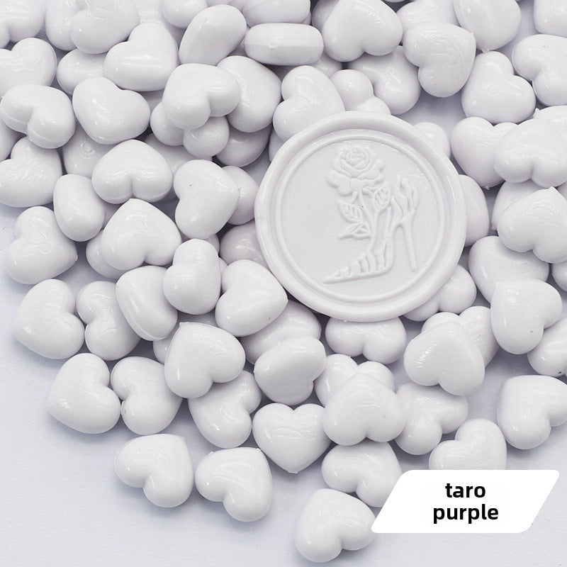 Colorful Heart-Shaped Fire Paint Wax Grain - ViktaShop