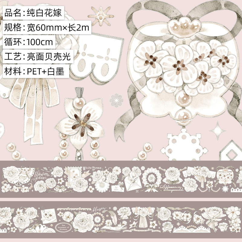 Sparkling Hemp Hand Account Tape Material - Magic Castle PET Tape - 2m - ViktaShop