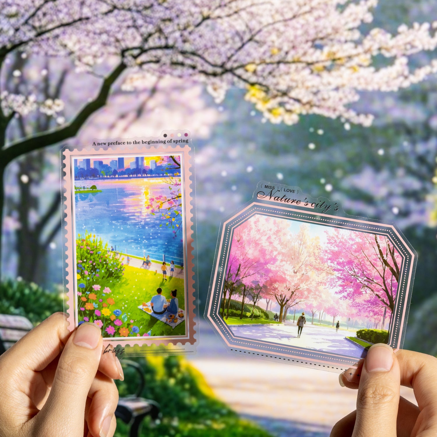 Corner Series Large - Size Landscaping Stickers - ViktaShop