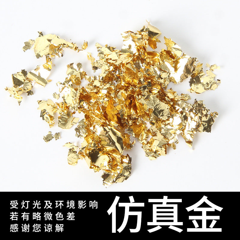 Broken Gold & Silver Foil – DIY Scrapbooking Copper Foil Decoration - ViktaShop