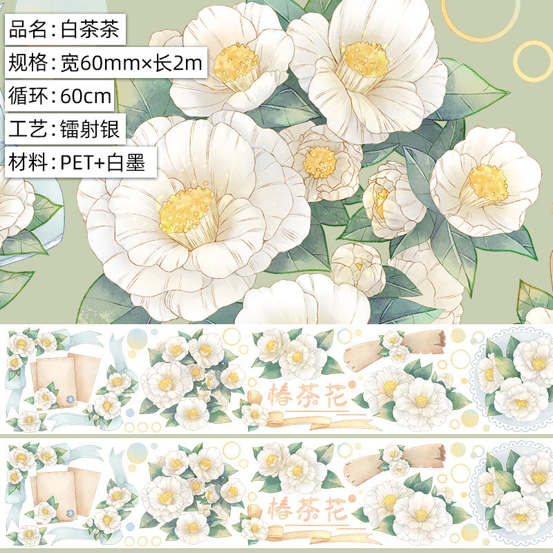 Flower Decoration – Creative Handmade Rose PET Tape - 2m - ViktaShop