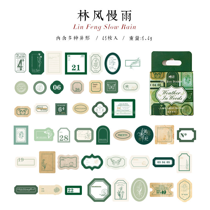 Boxed Sticker - Love Label Series, 4 Options - ViktaShop