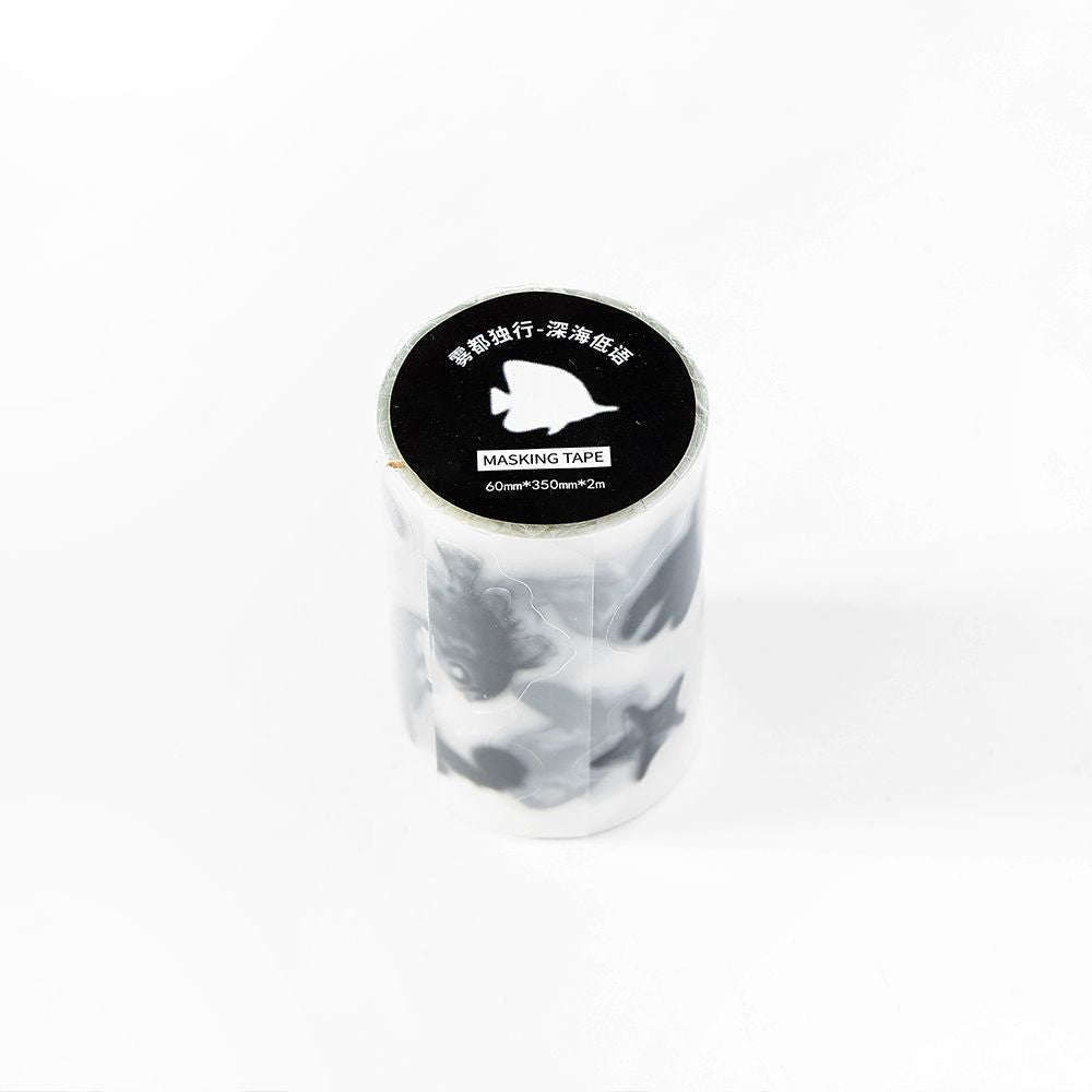 PET Matte Die-cut Tape - Foggy City Alone Series, 2m - ViktaShop