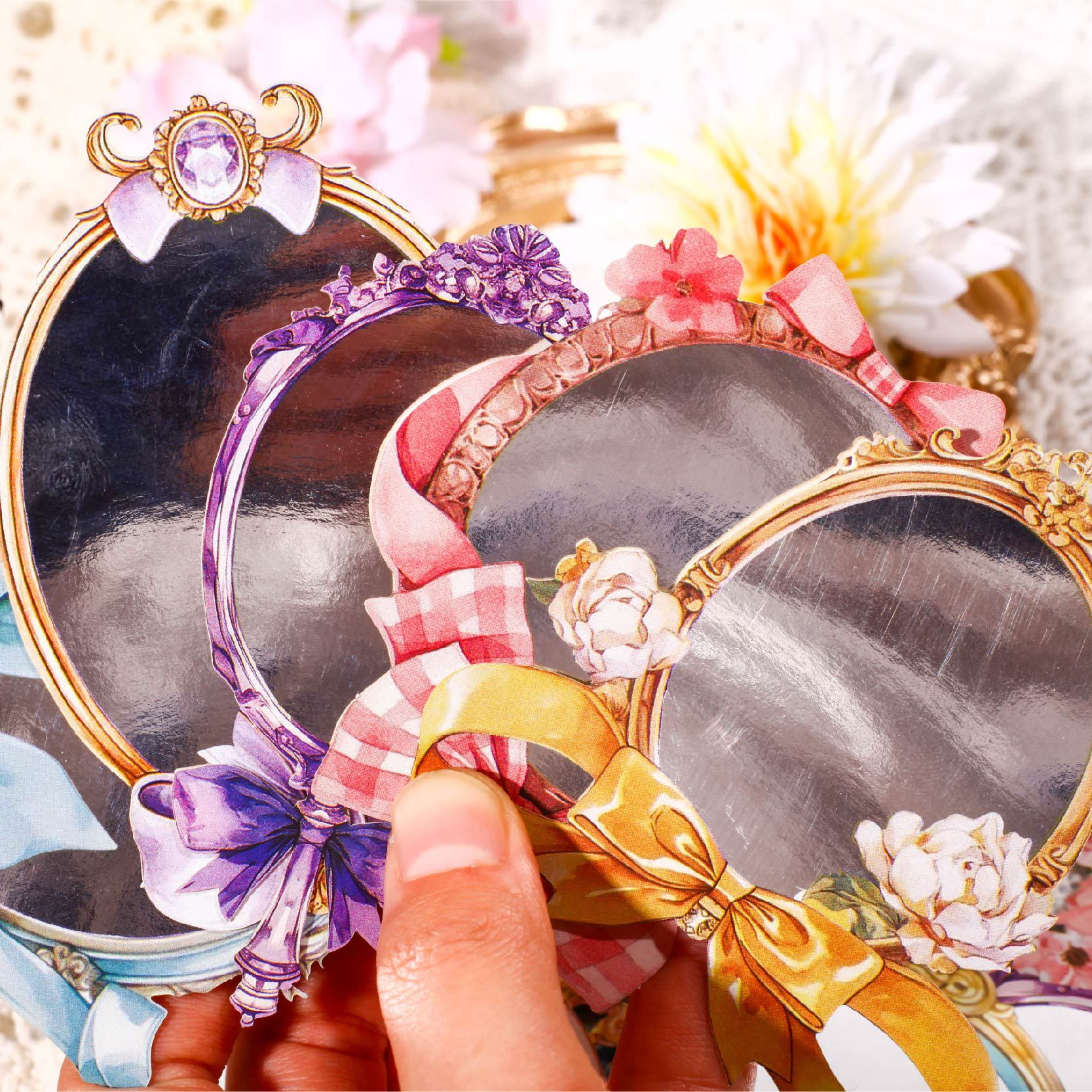 Glazed Mirror Series Notes - Alice's Mirror & More - 6 pcs - ViktaShop